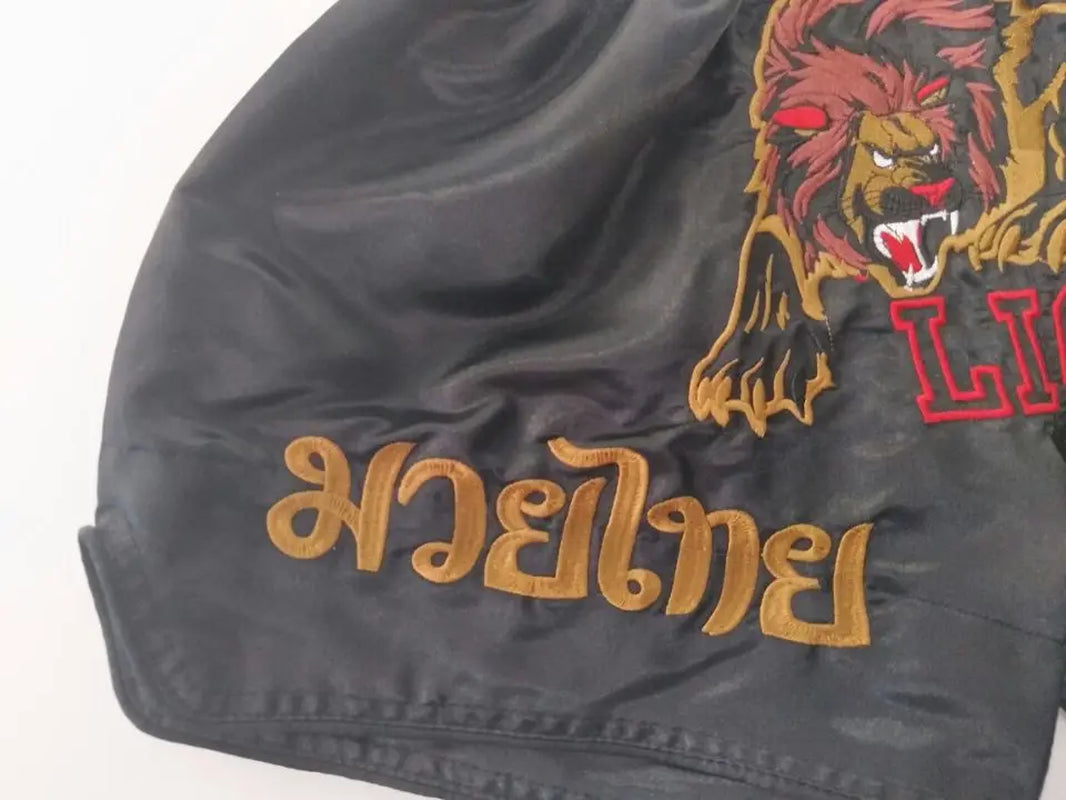 Embroidery Lion Muay Thai Shorts